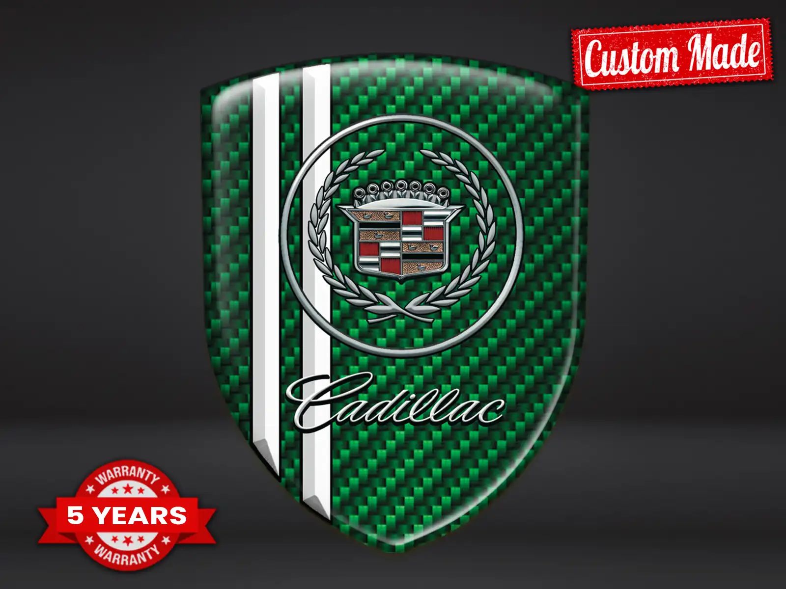 Cadillac Emblemi Auto su Misura Stile Max Durevoli Pro